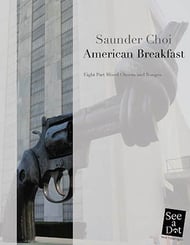 American Breakfast Eight-Part choral sheet music cover Thumbnail